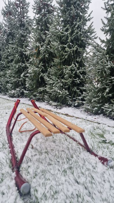 Sanki duże solidne na dwie osoby