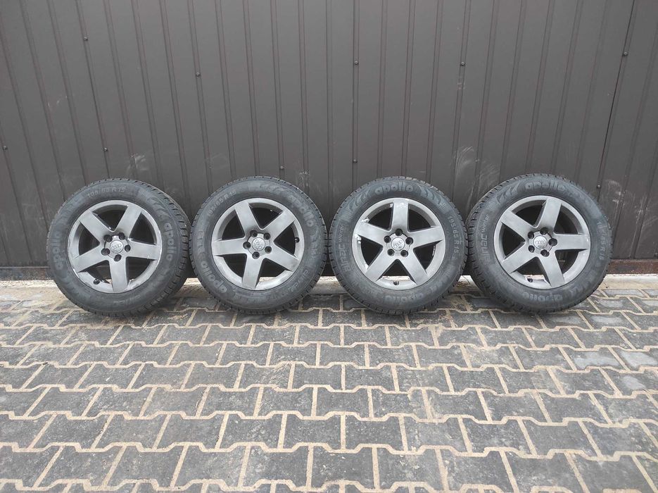 Audi Seat VW 15cali 5x100 ET38 8L0601.025P APOLLO 195/65 R15  BDB Stan