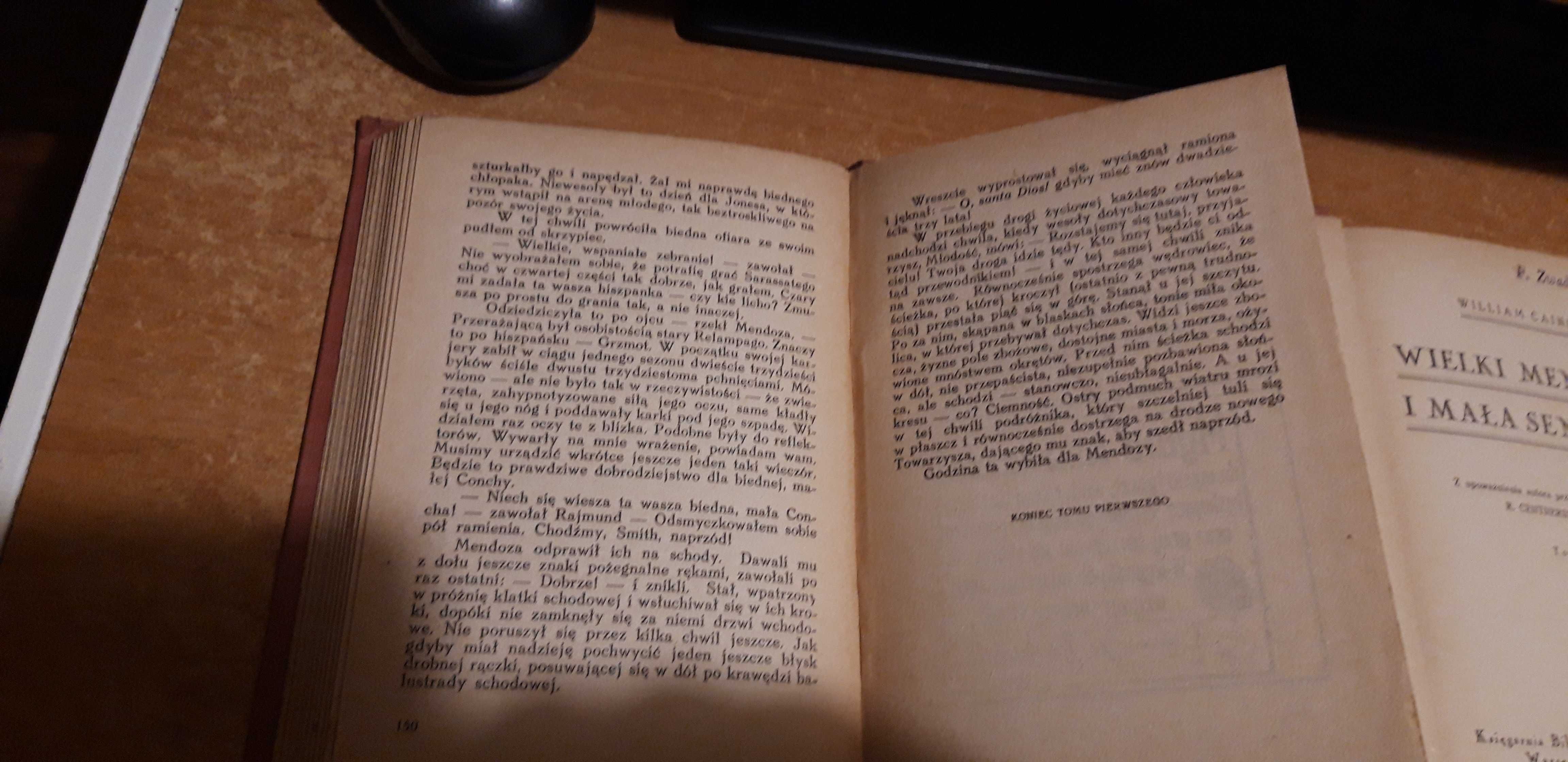 Wielki Mendoza i Mała Senorita,1-2 - W-wa 1926,opr.,bdb