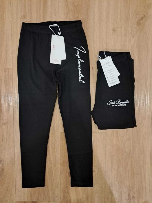 Paka nowych ubrań dla dziewczynki rozmiar 122/128