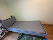 łóżko IKEA SLATTUM 90x200 z materacem