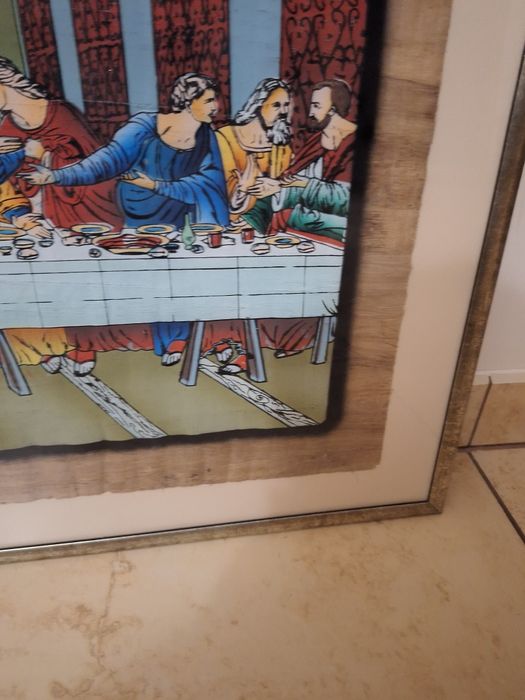 Obraz ostatnia wieczerza -papirus