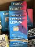 Lebara UK +44 SIM karta Prepaid Card Aktywne