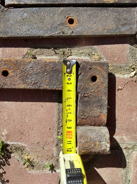 Zawias stalowy ciężki do drzwi garażowych, stodół, bram