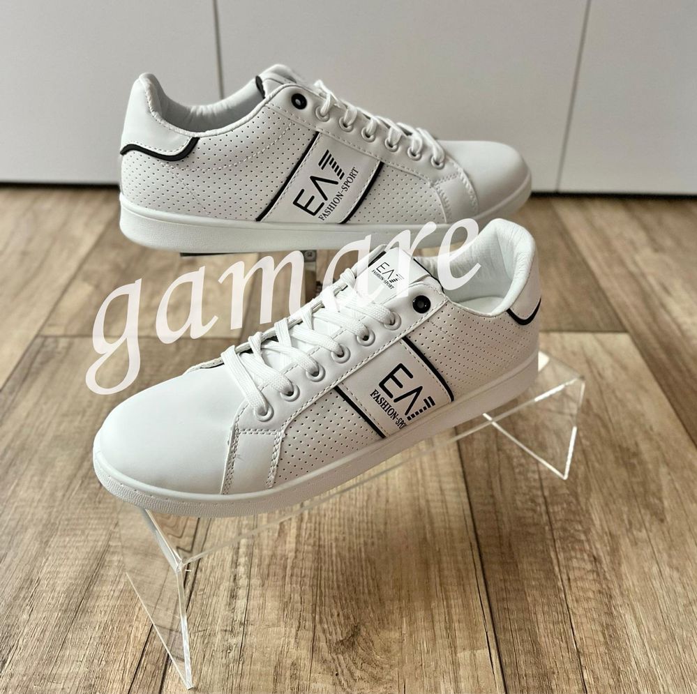 Męskie trampki emporio armani białe 40-46