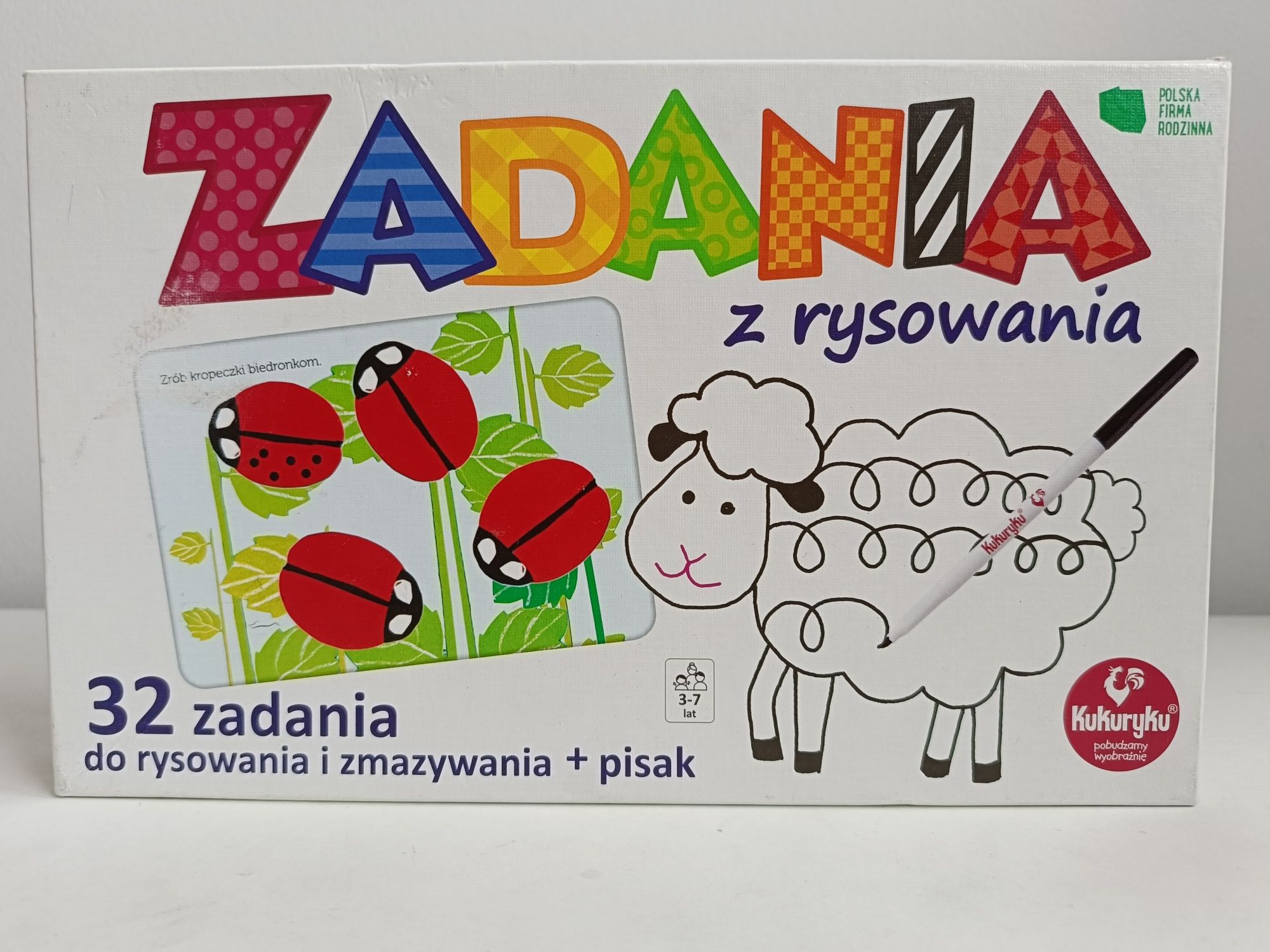 Zadania z mazakiem zmywalnym
