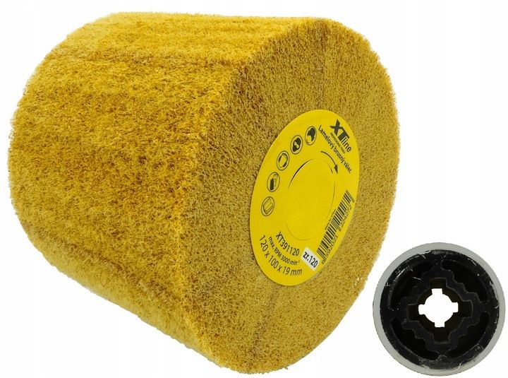 Szczotka Nylonowa Walcowa Gr. 120 Do Satyniarki