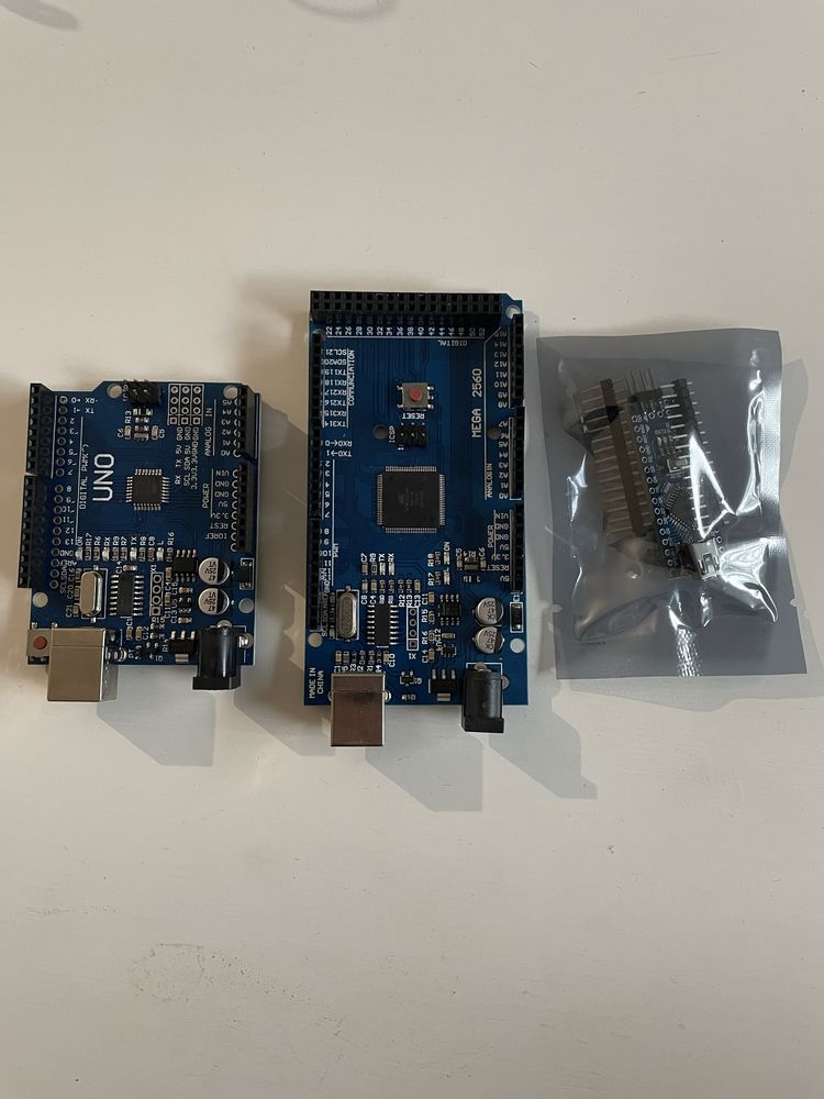 Zestaw Arduino Uno + Mega + Nano + Elektronika (klony)