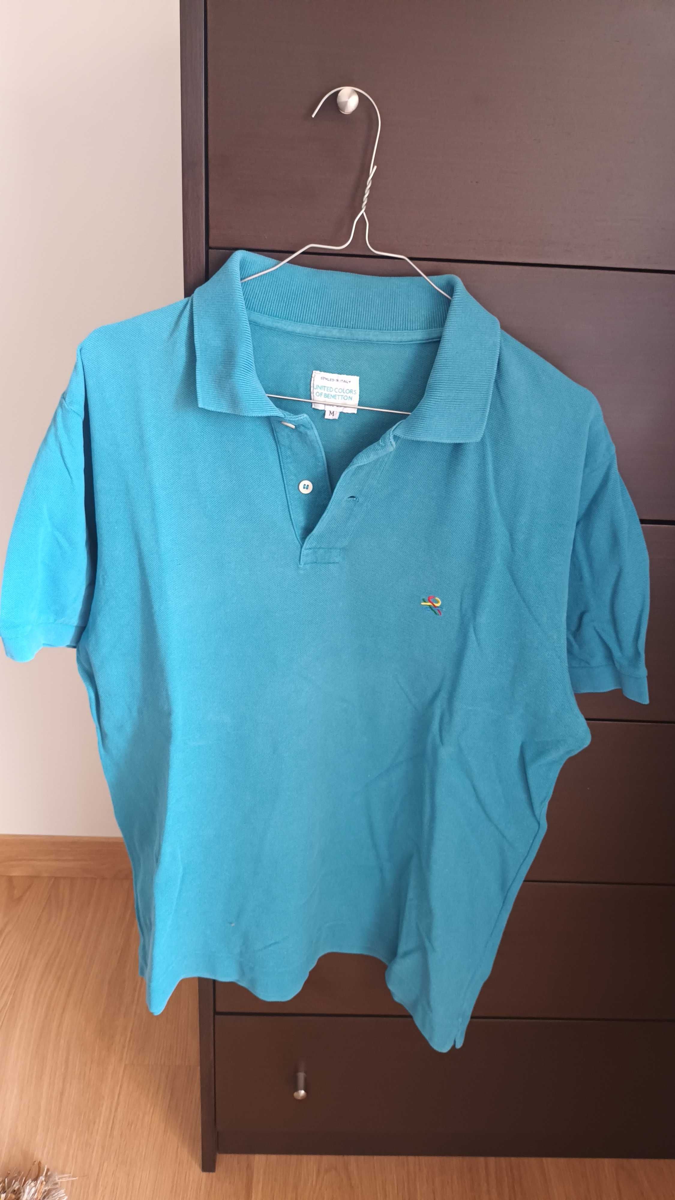 Polo azul da Benetton