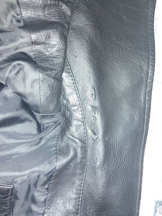 Куртка косуха из кожзама дермантина KASIQI