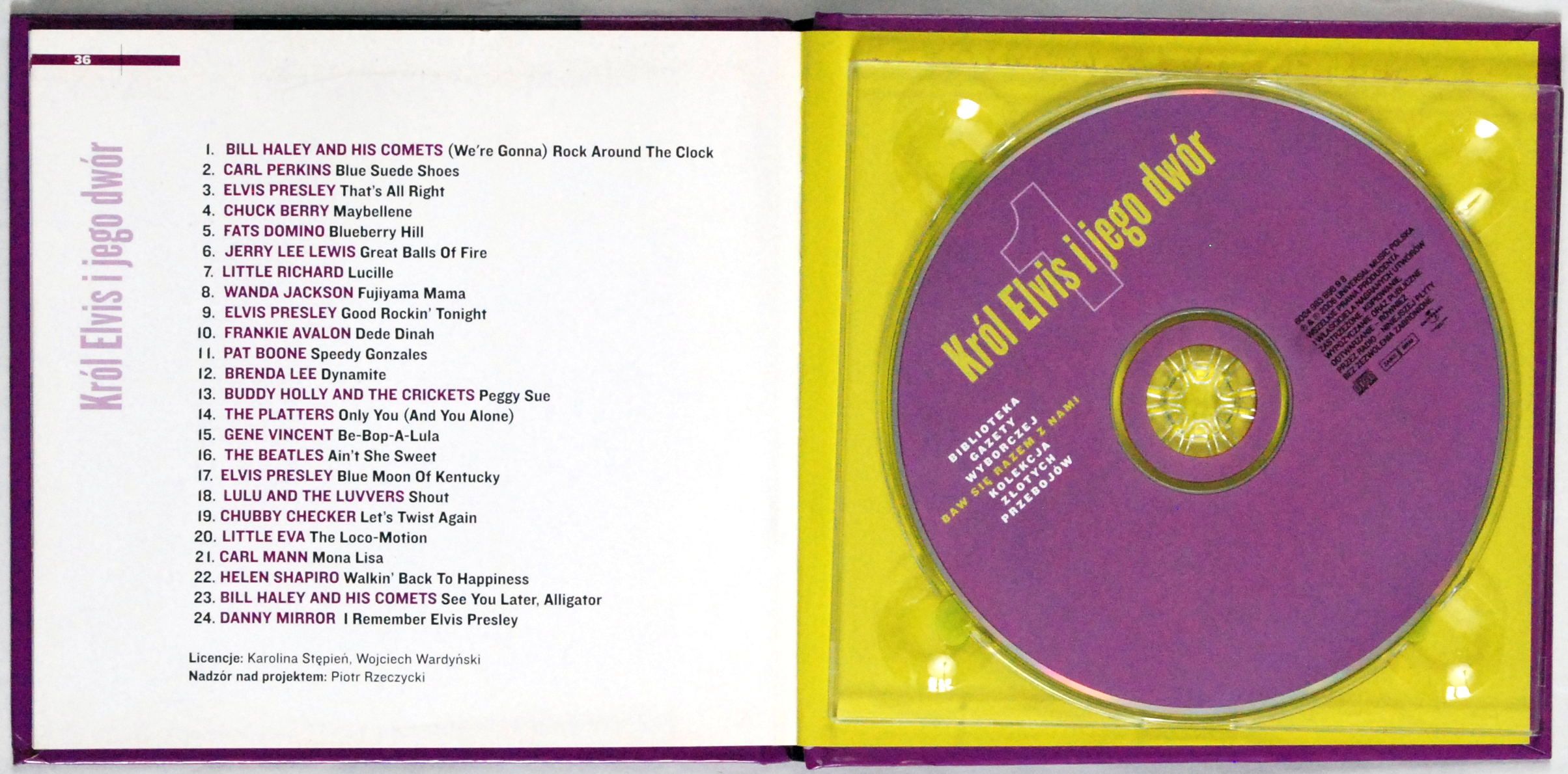 (CD) VA - Król Elvis i Jego Dwór s.BDB