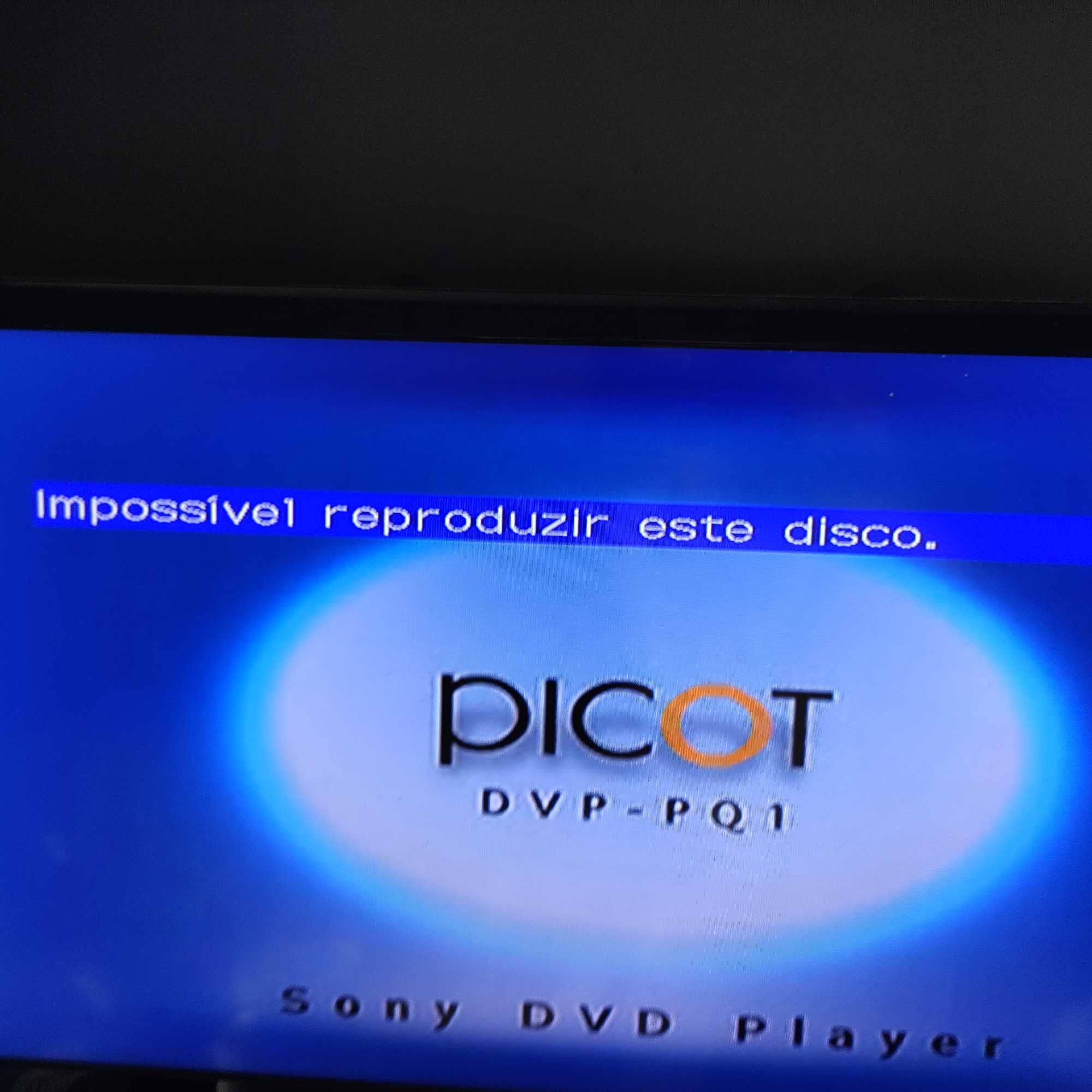 Leitor DVD Sony DVP-PQ1 Picot - erro de leitura