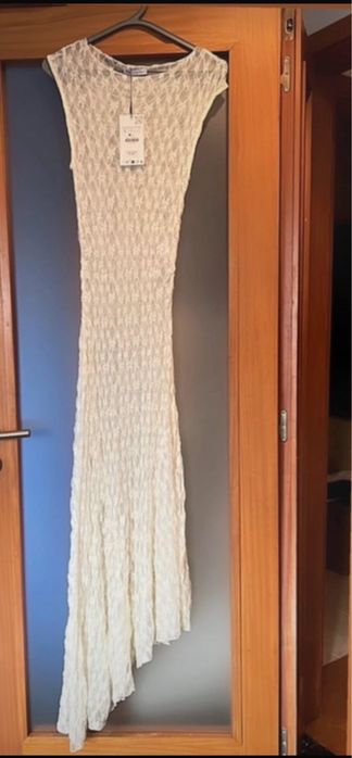 Vestido longo renda