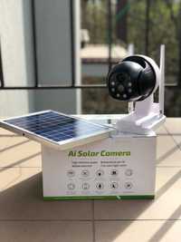 Камера відеонагляду  4G WIFI акумуляторна на сонячній панелі sim wifi