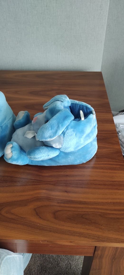 Pantufas em forma de coelho