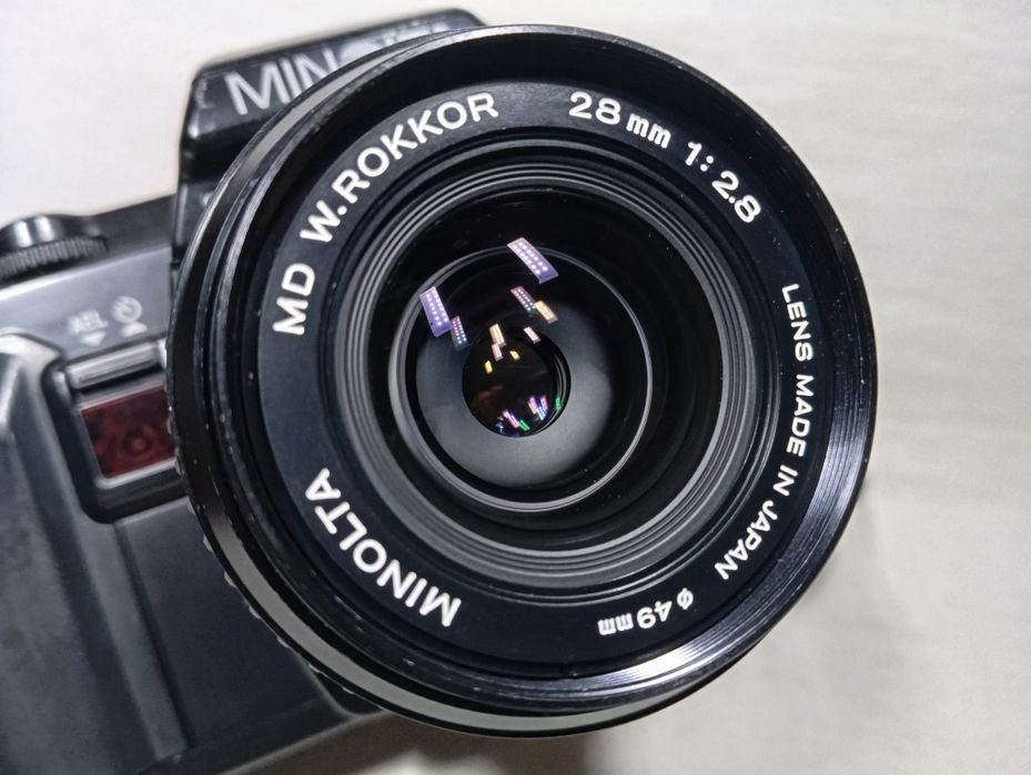 Minolta x-370n MD 28mm 2.8