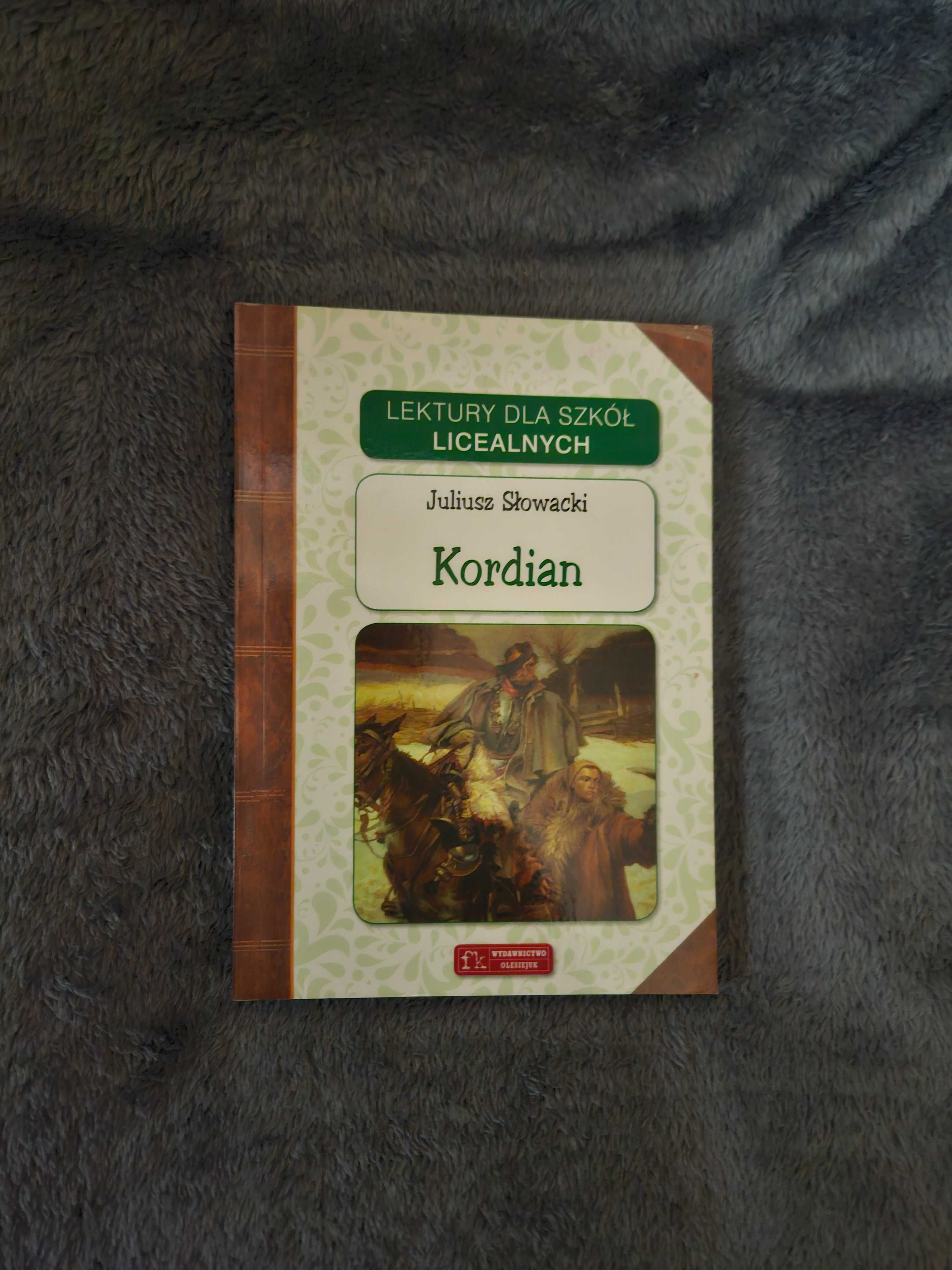 Książka "Kordian" Juliusz Słowacki