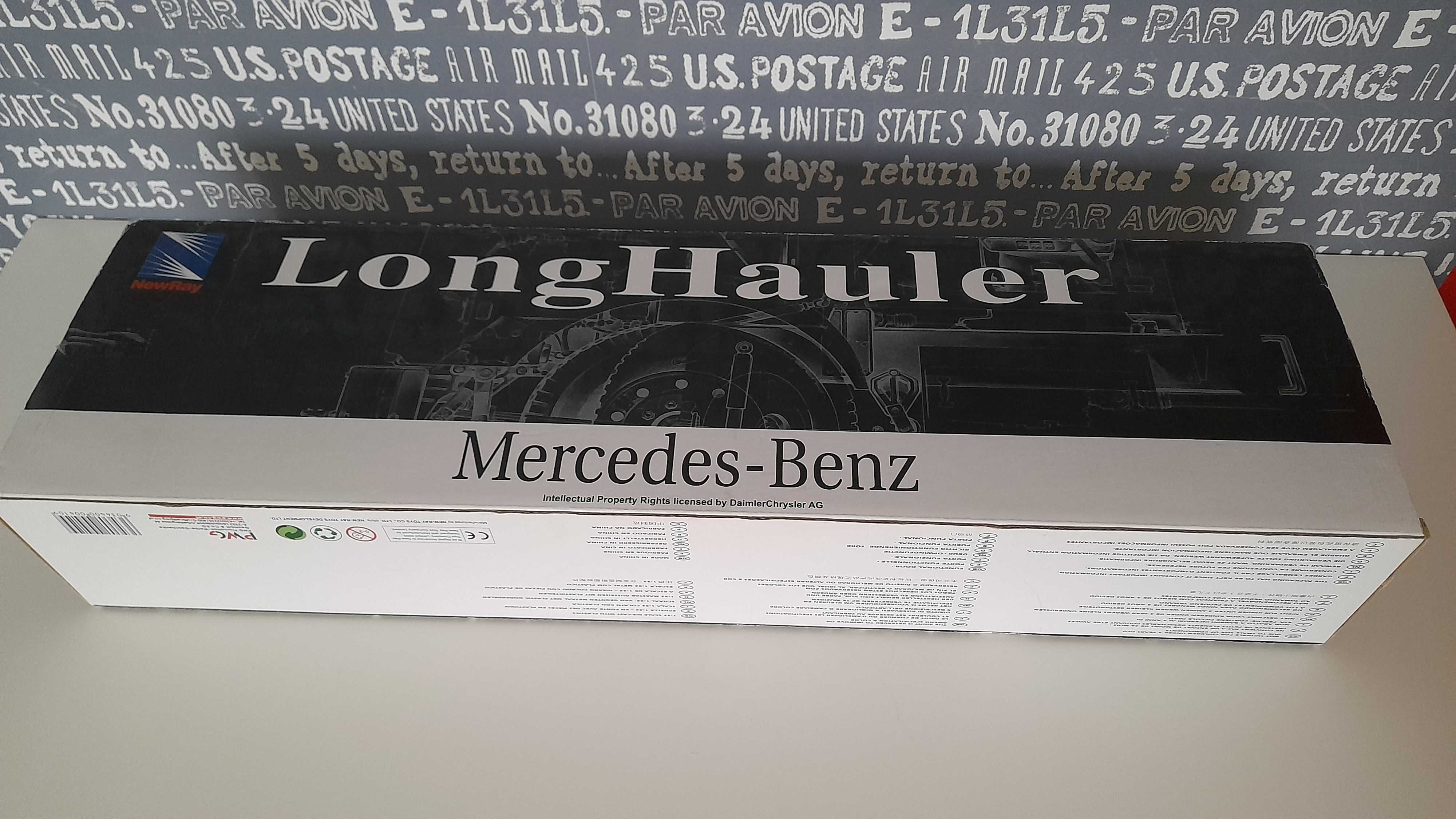 Autko Duża cysterna BP ultimate 50 cm Mercedes Benz Actros 1:32 nowa