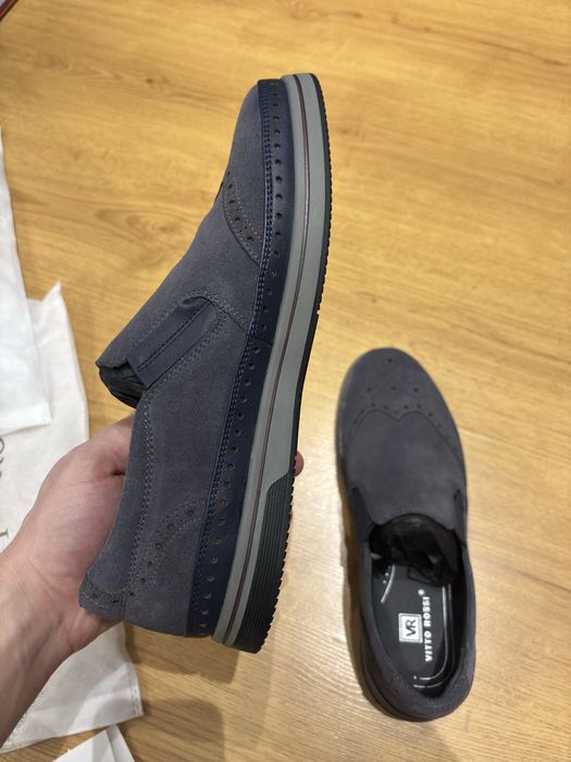 Слипоны замшевые Vito Rossi 40