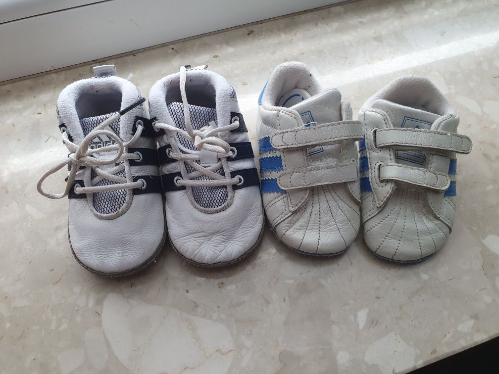 Buty adidas r.18 dla niemowlaka 2 pary