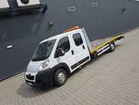 Peugeot Boxer Auto laweta Dubel Kabina Długi Najazd 3.0HDI ZAMIANA