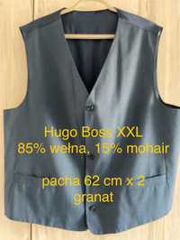 Hugo Boss XXL 2XL męska kamizelka wełna elegancka formalna wełna