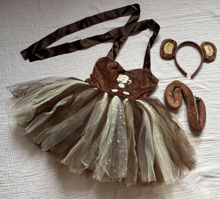 Kostium, stroj małpki dla dziewczynki