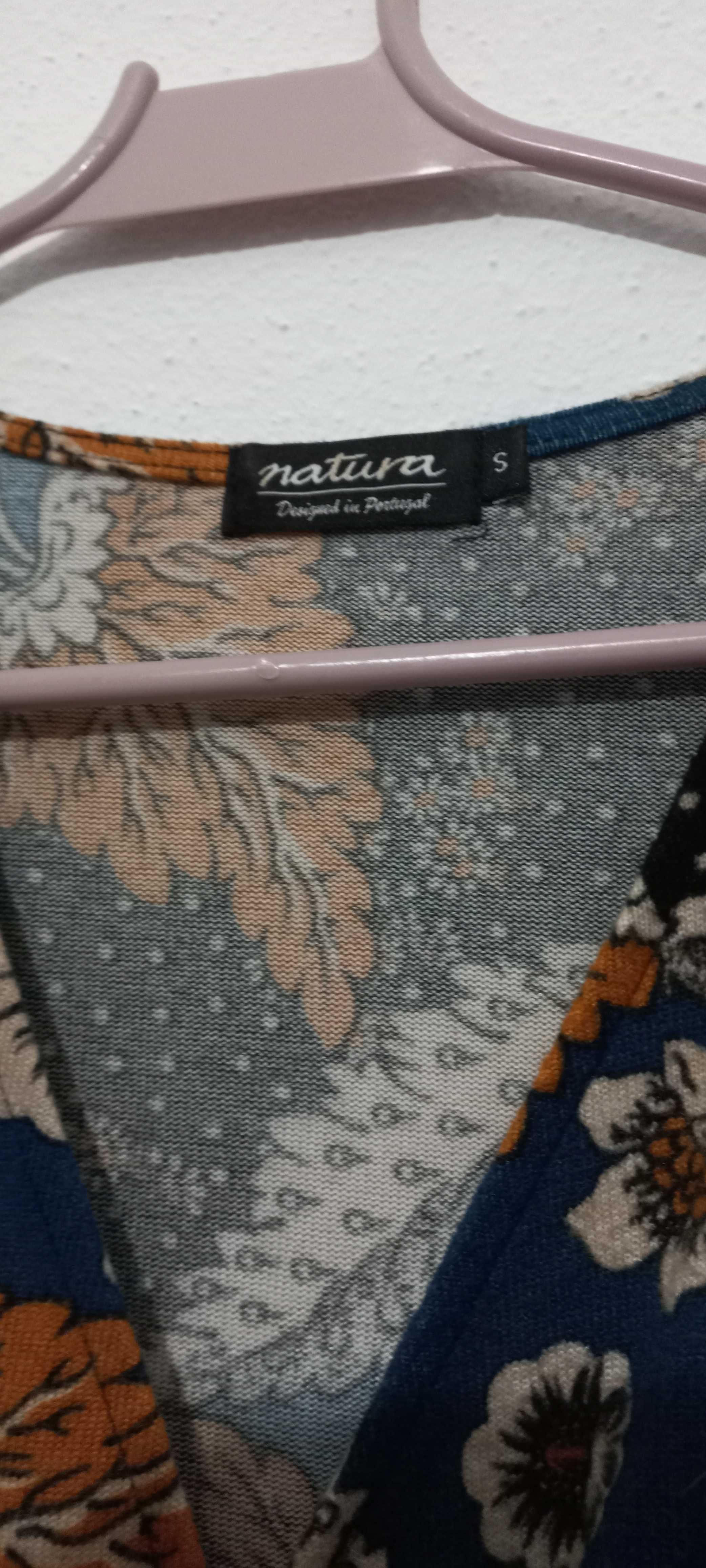 Vestido estampado da Natura - novo!