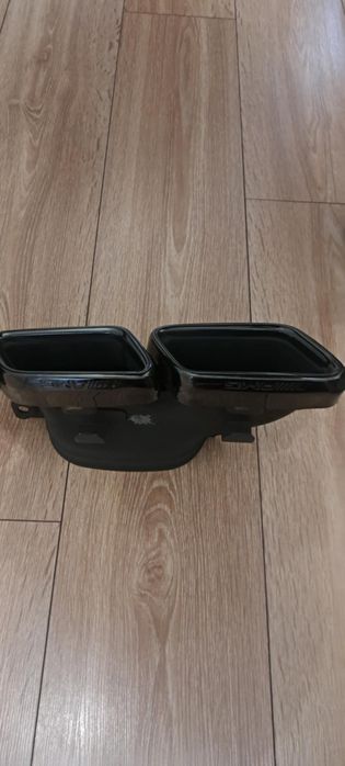 Końcówki wydechu Mercedes W205 W222 63 czarne AMG