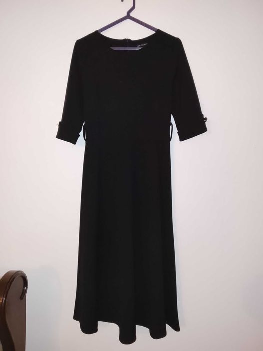 Vestido comprido preto senhora