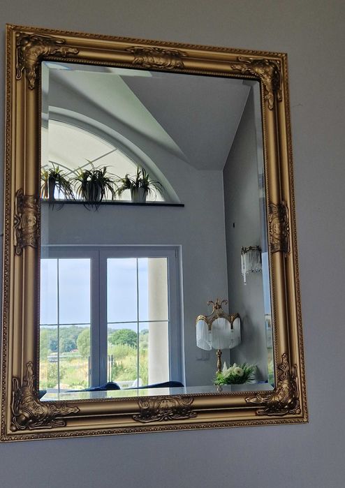 Lustro pałacowe glamour, ludwik, barok 55x65