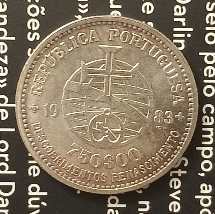 Moedas de 750 Escudos - Descobrimentos Renascimento