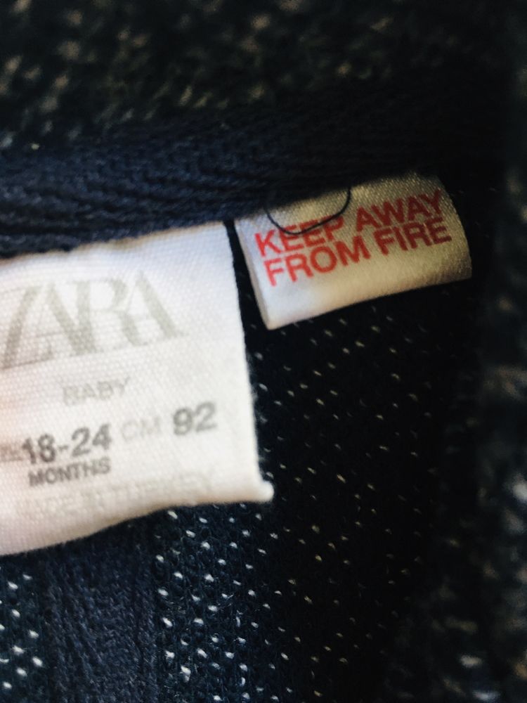 Zestaw Zara 92 marynarka i spodnie