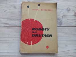 Książka Roboty na drutach Helena Gawrońska 1961