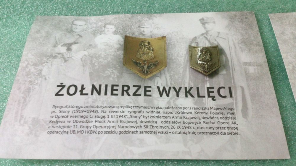 Przypinka Ryngraf Żołnierzy Wyklętych