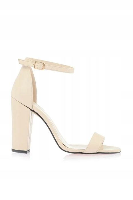 Trendyol 39 Beżowe Buty Na Słupku R9684