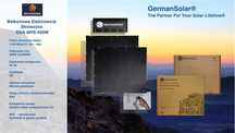 Fotowoltaika na balkon zestaw GSA-400W elastyczne panele GermanSolar®