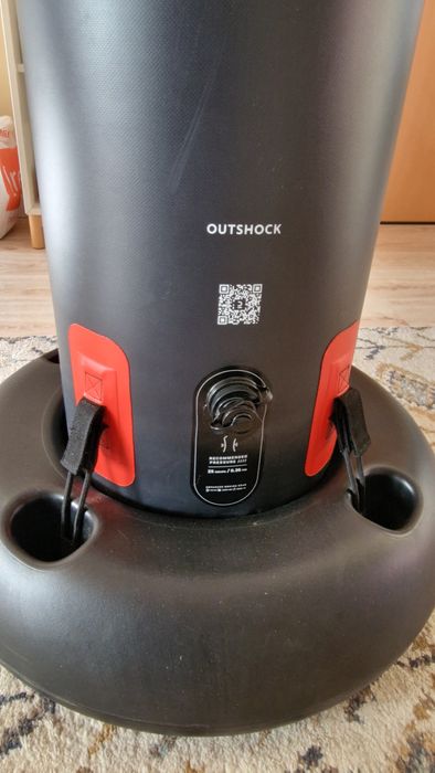 Saco de boxe insuflável