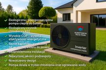 Pompa Ciepła basenowa do grzania basenu bypass montaż nowa