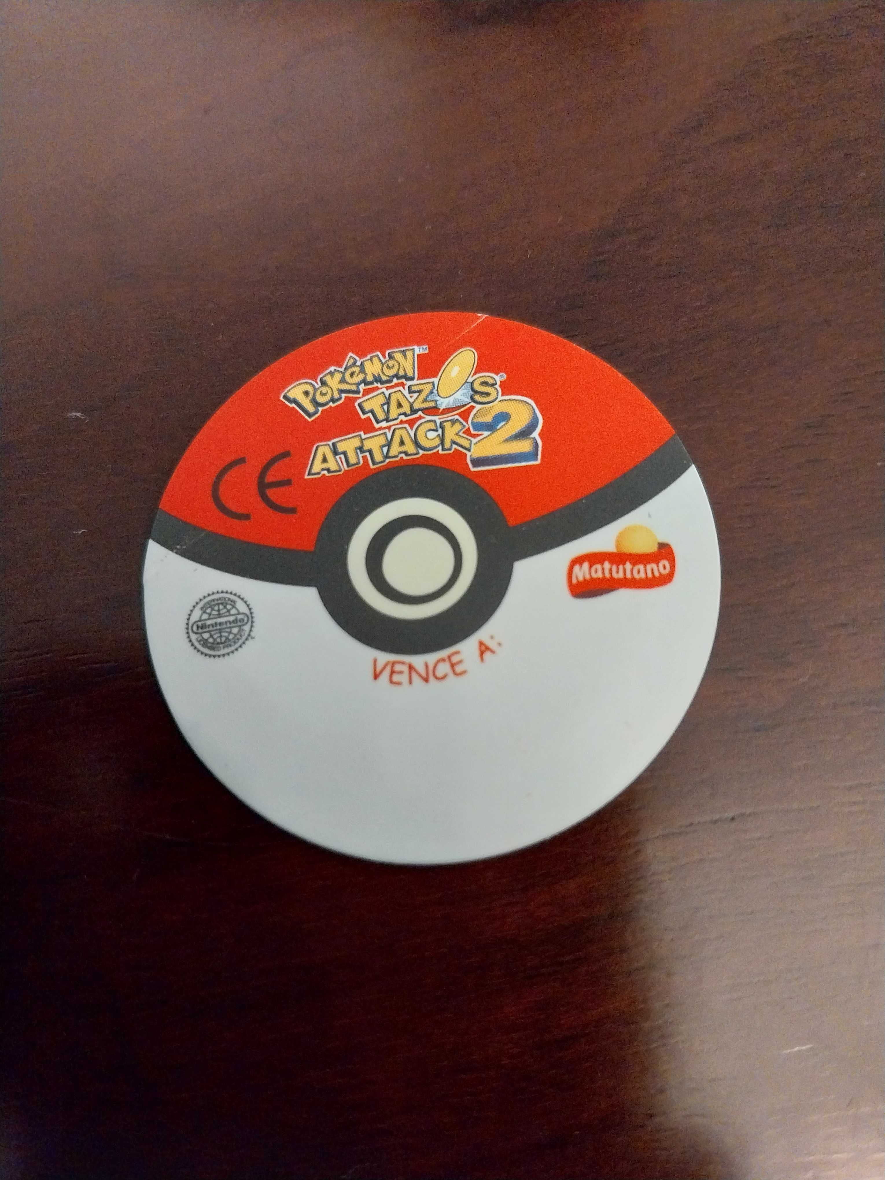 Pidgey 16, Holo, Tazos Pokémon Attack 2, edição limitada, raro