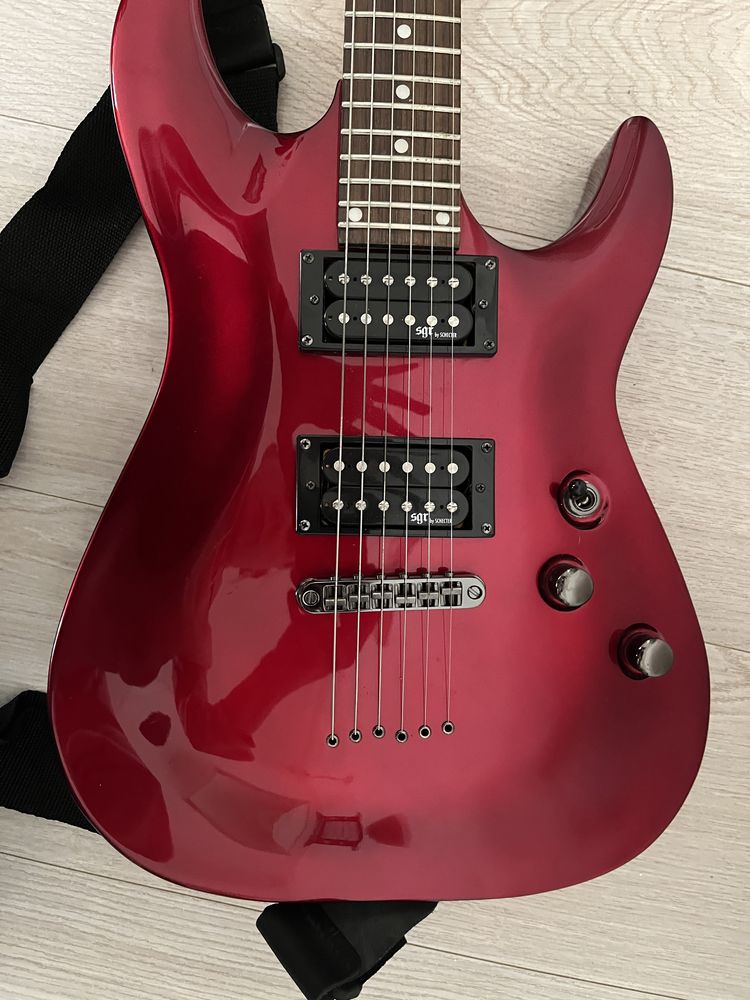 Электрогитара C-1 SGR By Schecter RED