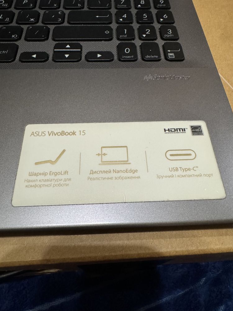 Продам ноутбук Asus vivobook X512DA