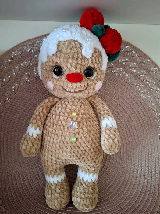 Piernik, Ciastek, maskotka robiona na szydełku