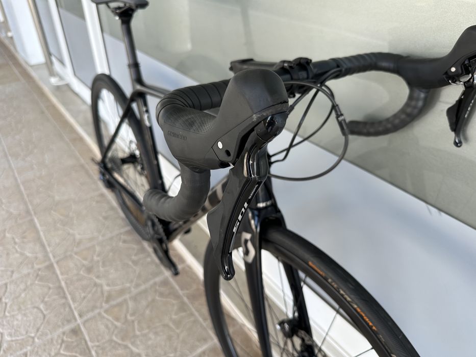 Bicicleta Scott Addict - Disco - Rodas Carbono