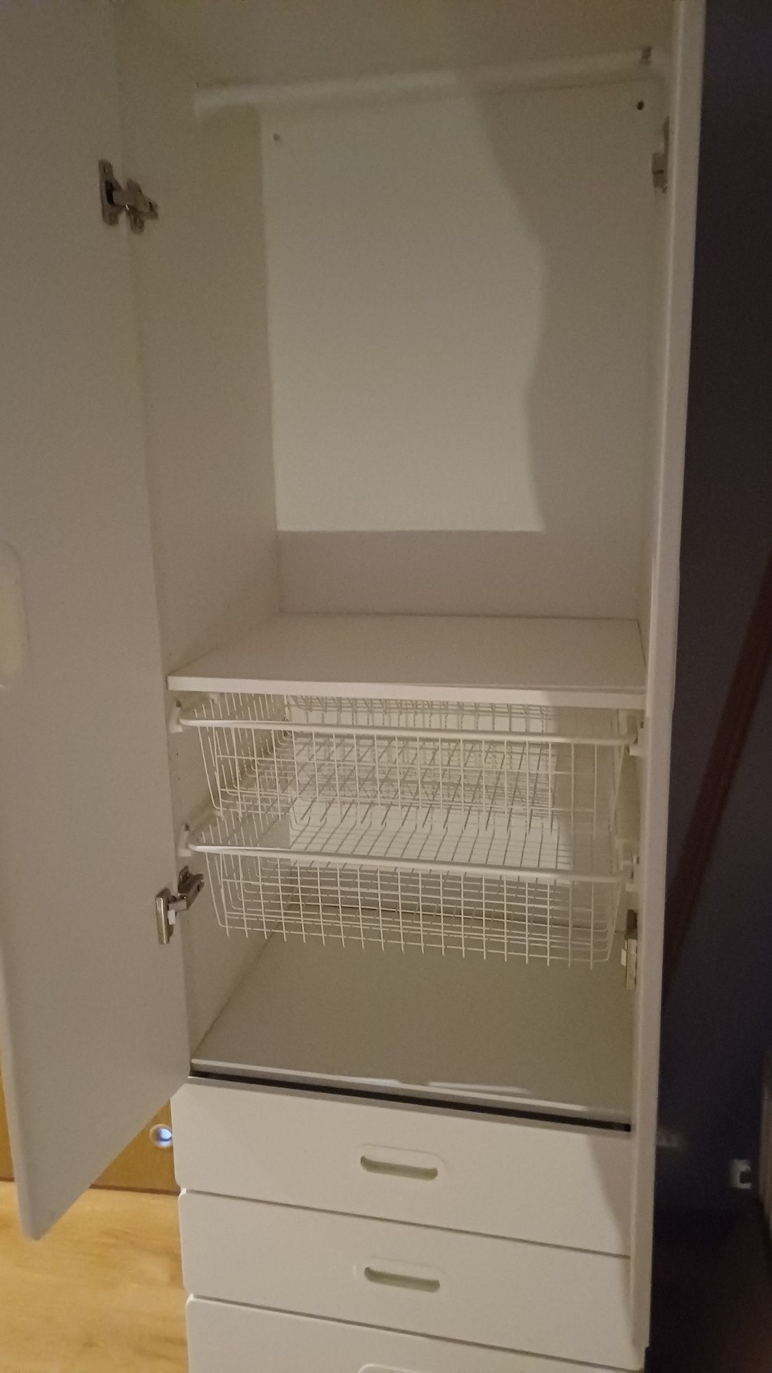 Szafa IKEA pakowna 2 kosze wysuwane biała ikea pokój dziecięcy IKEA