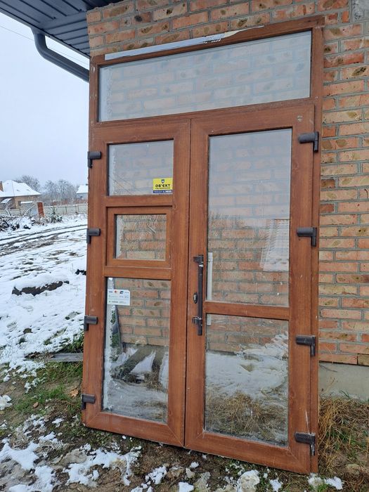Двері вхідні металопластикові і алюмінієві