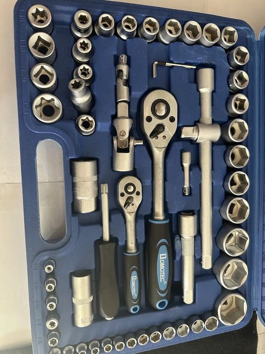 Набір інструментів у кейсі 108 предметів, набор головок + трещітки