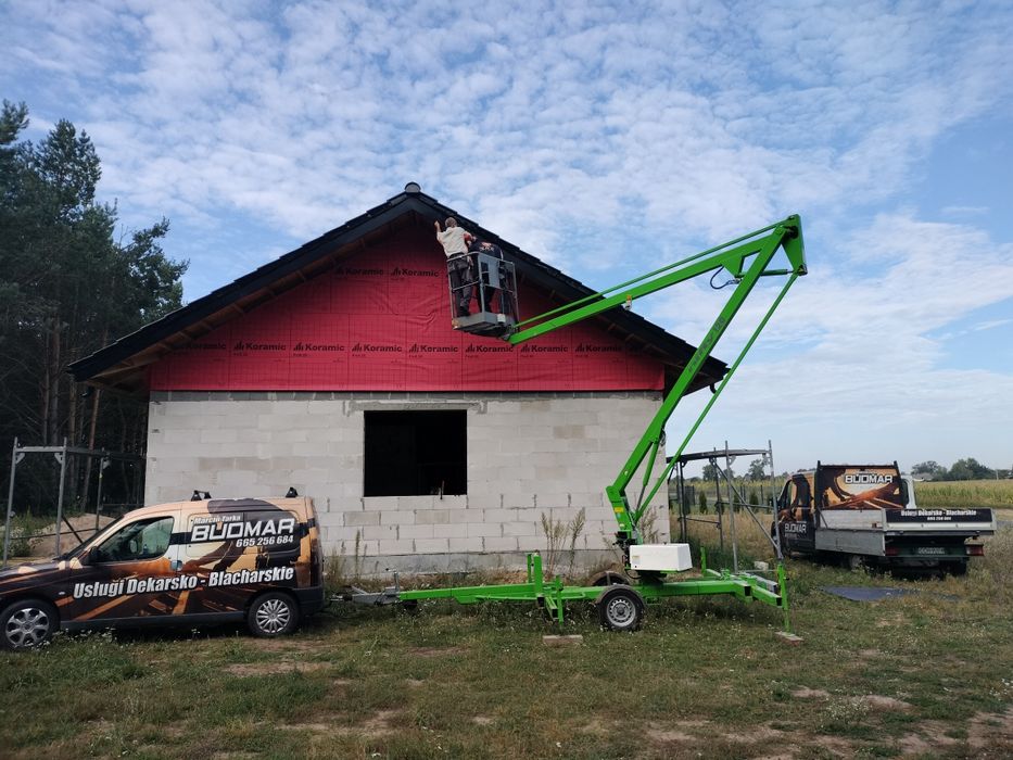 Wynajem podnośnika koszowego