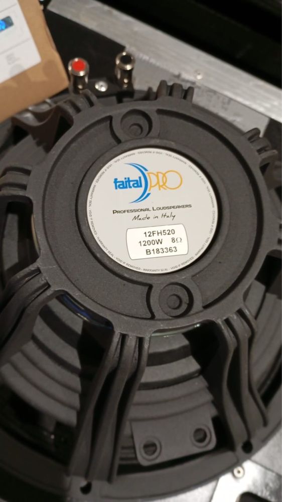 2 altifalantes novos Faital Pro 12FH520 12 polegadas