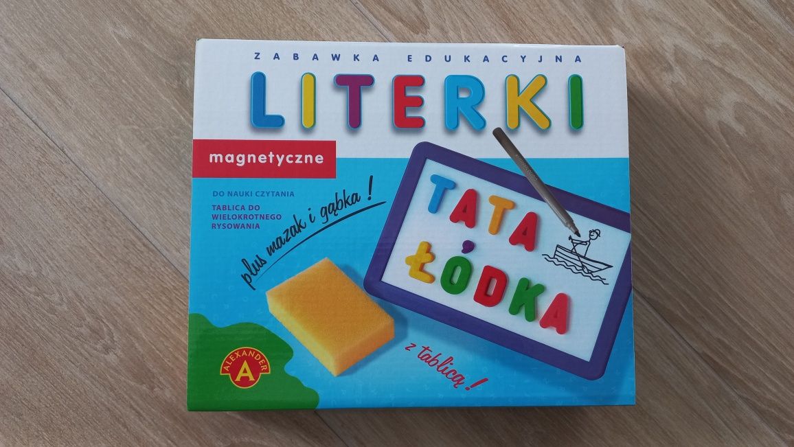 Literki magnetyczne i tablica Alexander 5+